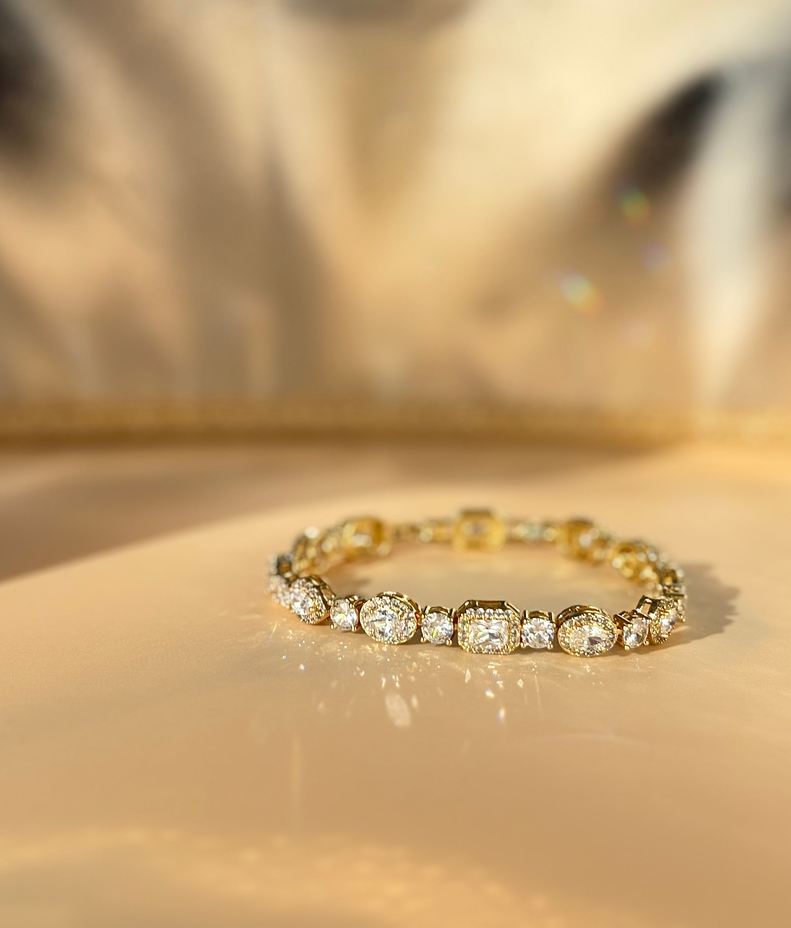 Luxe Mixed-Cut Tennis Bracelet