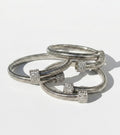 Ribbed Rhinestone Bracelet